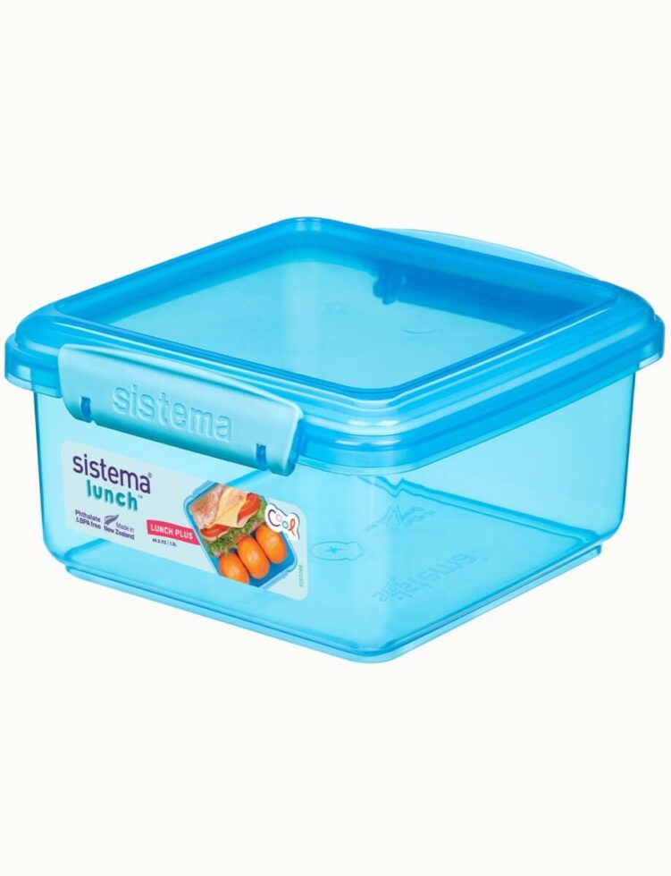 קופסת אוכל 1.2 צבע כחול SISTEMA