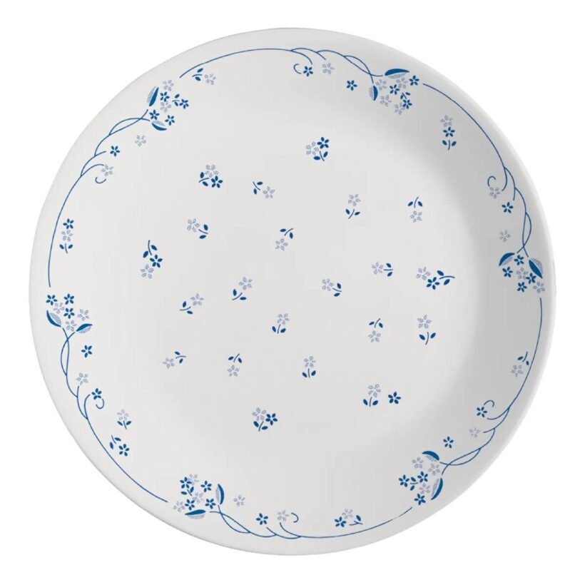צלחת מנה עיקרית 26 ס"מ, Provincial Blue מבית Corning Corelle תוצרת ארצות הברית