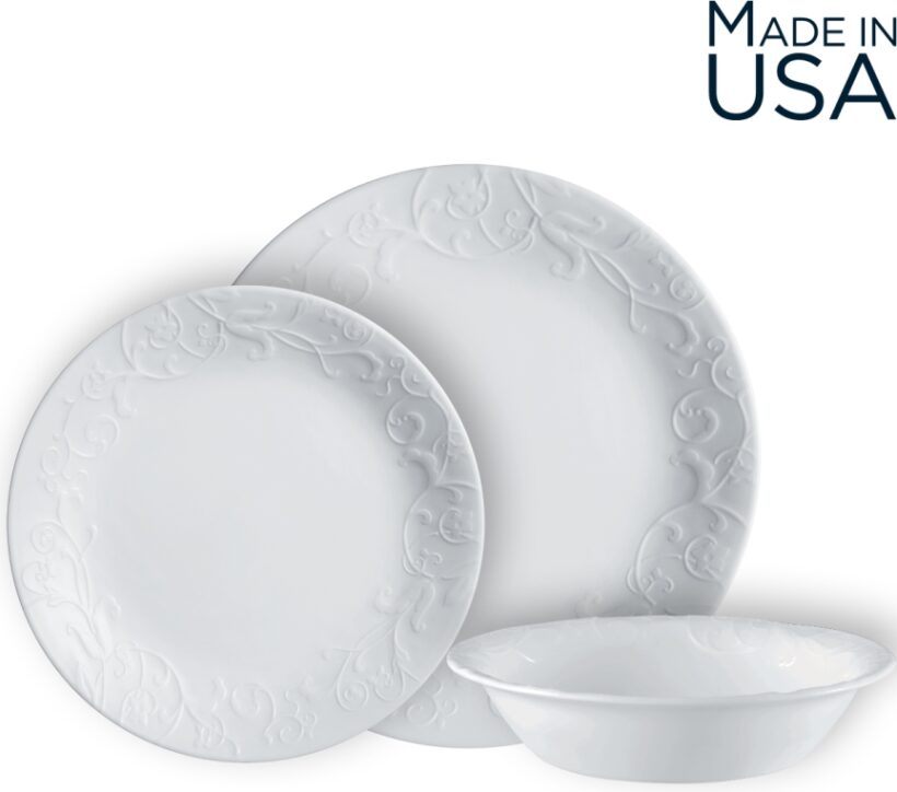 סט 18 חלקים, Bella Faenza  מבית Corning Corelle תוצרת ארצות הברית