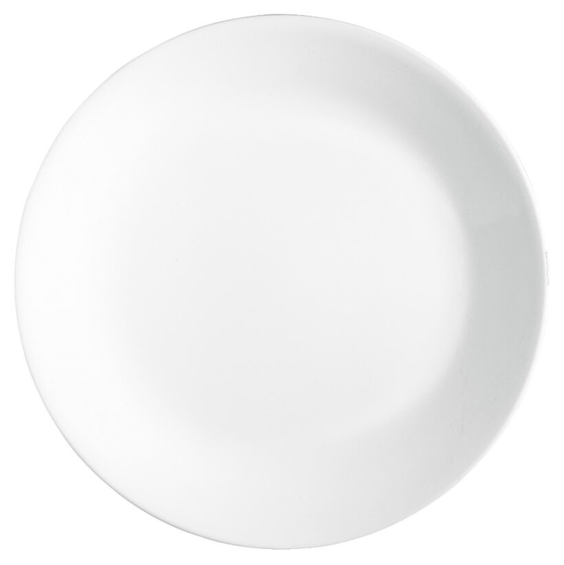צלחת עוגה 17 ס"מ Winter Frost White     מבית Corning Corelle תוצרת ארצות הברית